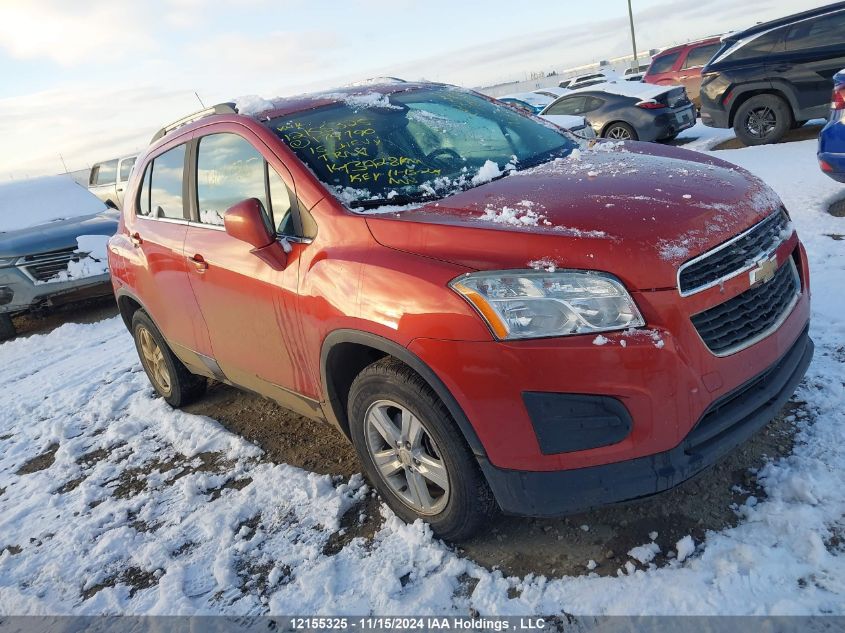 2015 Chevrolet Trax VIN: 3GNCJSSB2FL174790 Lot: 12155325