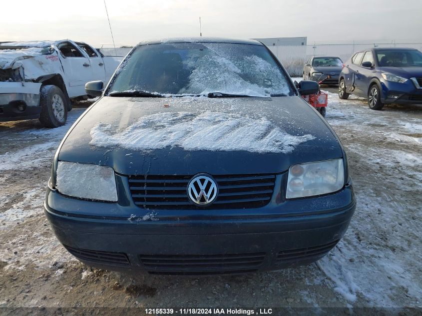 2001 Volkswagen Jetta Gls VIN: 3VWSB29M81M204352 Lot: 12155339