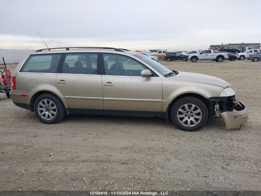 2003 Volkswagen Passat VIN: WVWVD23B43E002229 Lot: 12155415