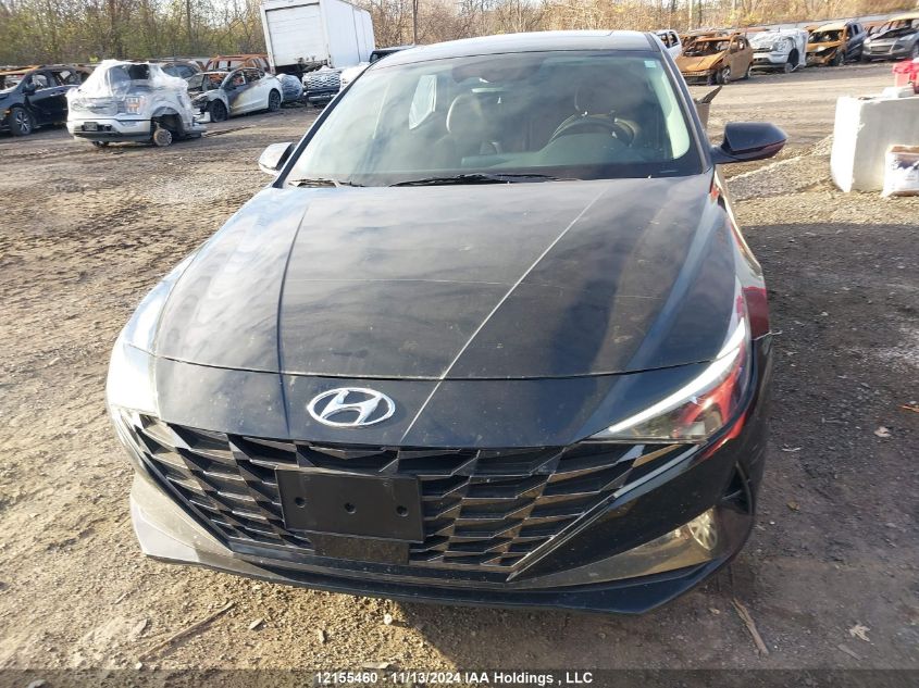 2023 Hyundai Elantra Hybrid Luxury VIN: KMHLN4AJ8PU089649 Lot: 12155460