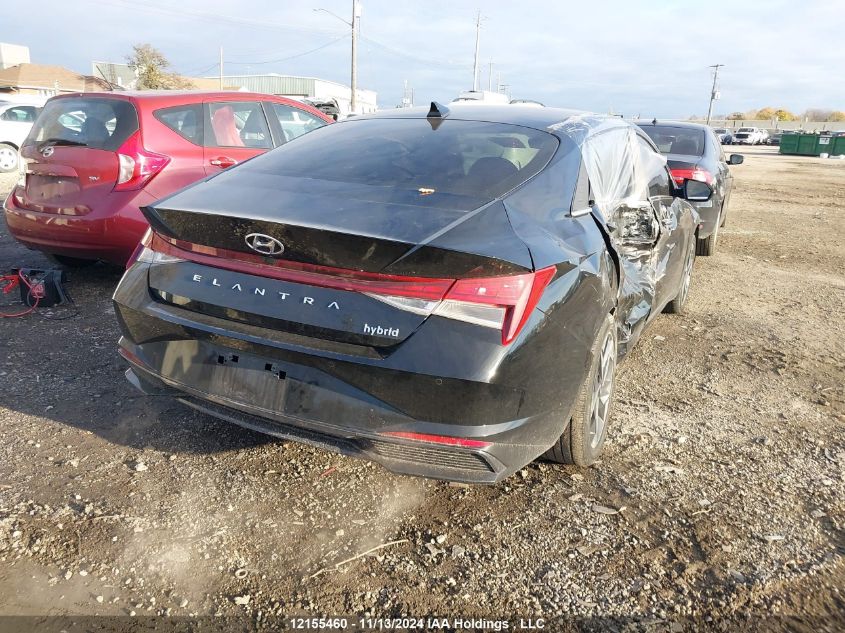 2023 Hyundai Elantra Hybrid Luxury VIN: KMHLN4AJ8PU089649 Lot: 12155460