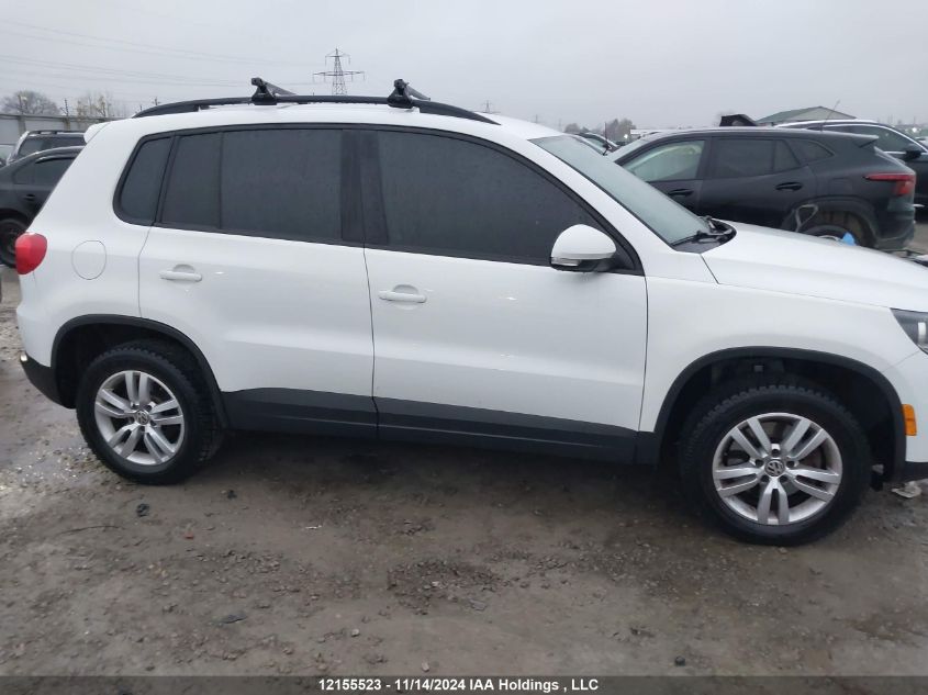 2015 Volkswagen Tiguan VIN: WVGKV7AX3FW539776 Lot: 12155523