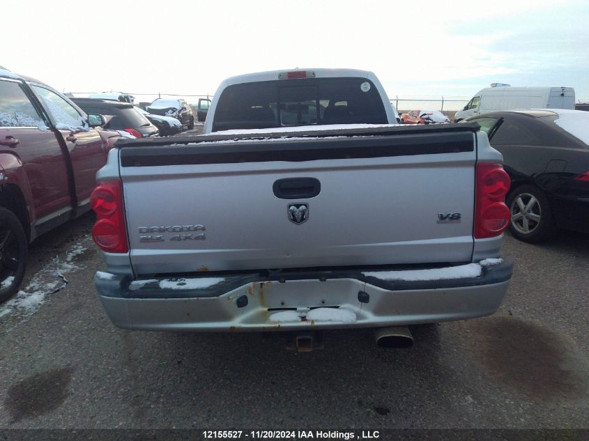 2007 Dodge Dakota Quad Slt VIN: 1D7HW48J77S104057 Lot: 12155527