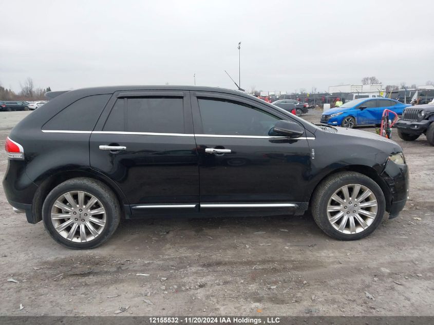 2012 Lincoln Mkx VIN: 2LMDJ8JK8CBL00045 Lot: 12155532