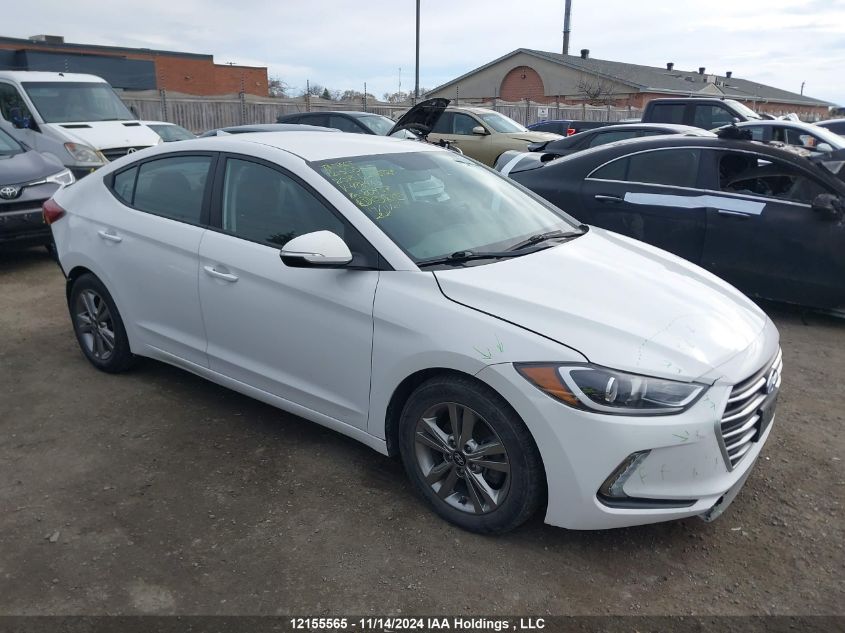 2018 Hyundai Elantra VIN: KMHD84LF7JU498463 Lot: 12155565