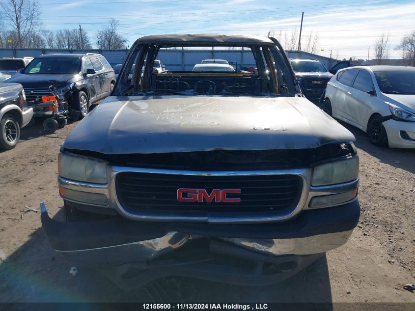 1999 GMC Sierra 1500 VIN: 2GTEC19V6X1560654 Lot: 12155600