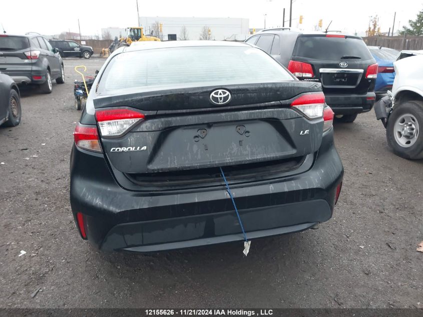 2021 Toyota Corolla Le VIN: 5YFBPMBE6MP185669 Lot: 12155626