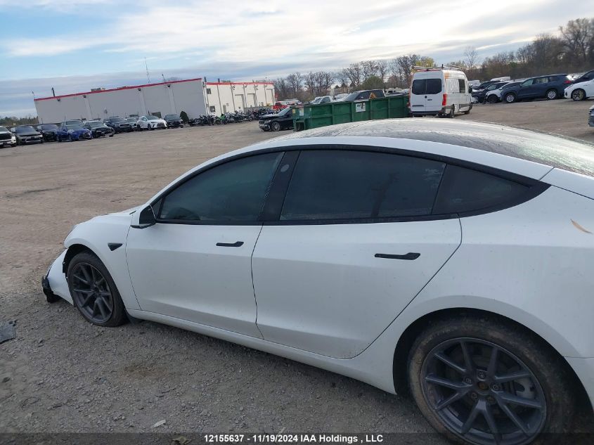 2021 Tesla Model 3 VIN: 5YJ3E1EA1MF057983 Lot: 12155637