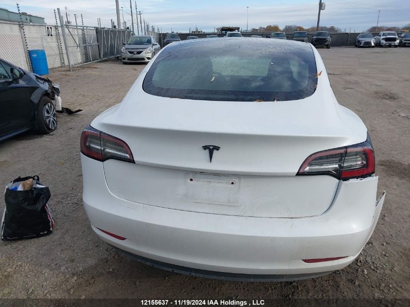 2021 Tesla Model 3 VIN: 5YJ3E1EA1MF057983 Lot: 12155637