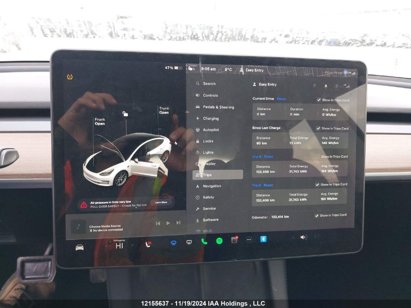2021 Tesla Model 3 VIN: 5YJ3E1EA1MF057983 Lot: 12155637