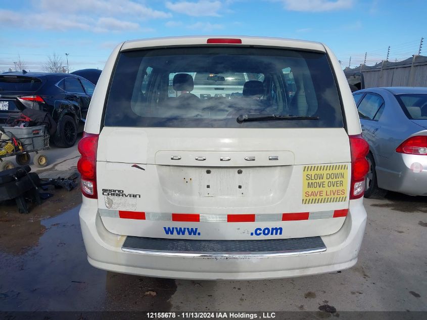 2013 Dodge Grand Caravan Se VIN: 2C4RDGBGXDR530552 Lot: 12155678