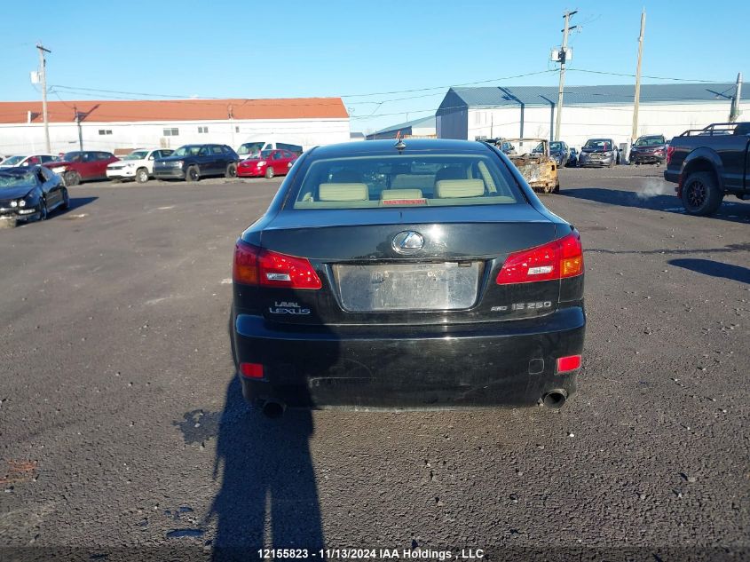 2007 Lexus Is 250 VIN: JTHCK262675013049 Lot: 12155823