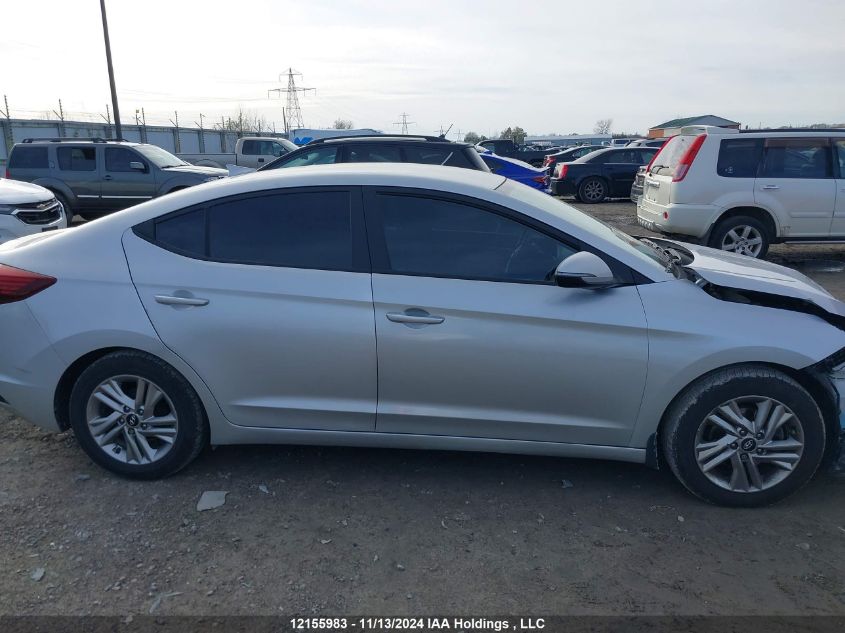 2019 Hyundai Elantra Sel/Value/Limited VIN: KMHD84LF2KU750265 Lot: 12155983