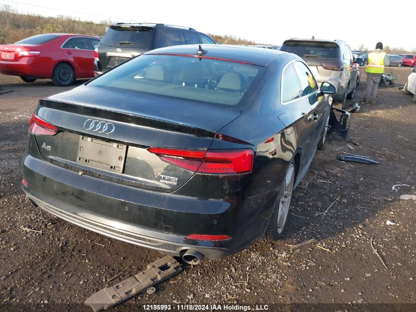 2018 Audi A5 VIN: WAUTNAF57JA000805 Lot: 12155993