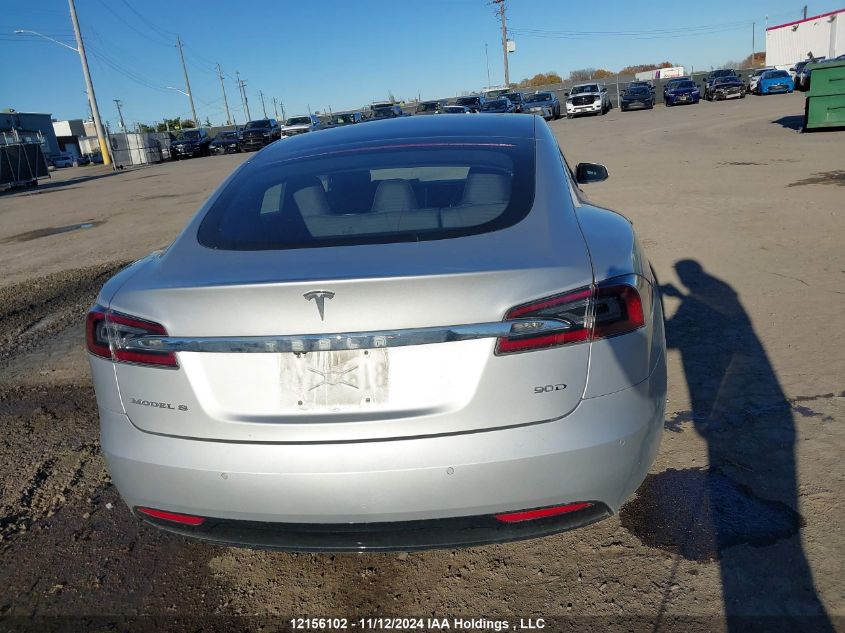 2016 Tesla Model S VIN: 5YJSA1E24GF173408 Lot: 12156102