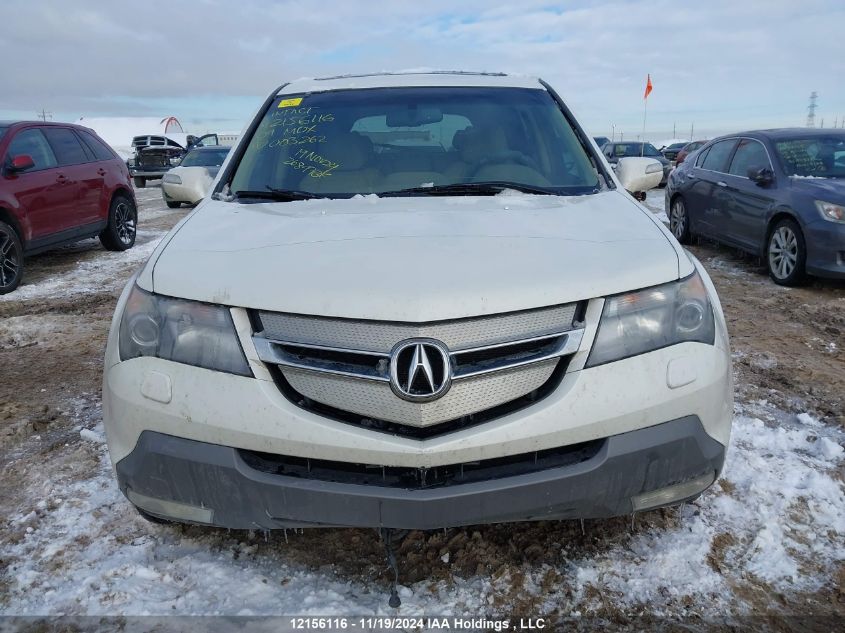 2009 Acura Mdx Technology VIN: 2HNYD28619H003262 Lot: 12156116