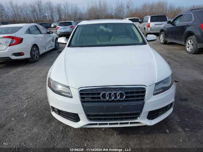 2011 Audi A4 Premium Plus VIN: WAUFFCFLXBN024059 Lot: 12156235