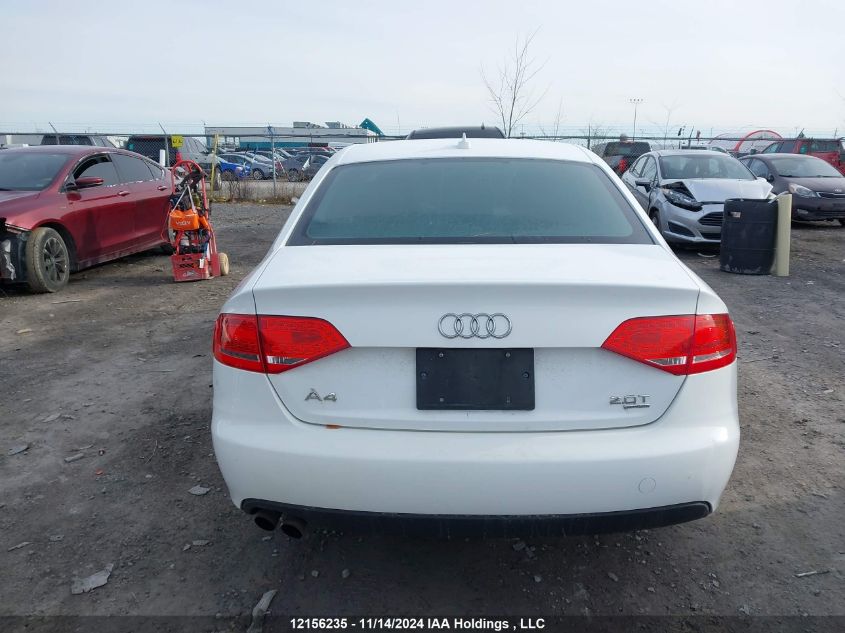 2011 Audi A4 Premium Plus VIN: WAUFFCFLXBN024059 Lot: 12156235