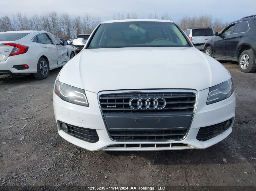 2011 Audi A4 Premium Plus VIN: WAUFFCFLXBN024059 Lot: 12156235