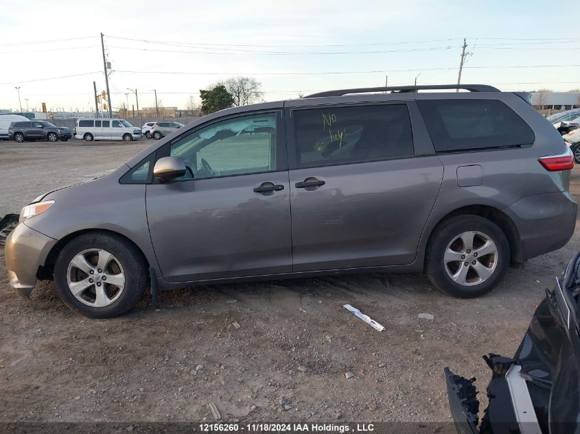 2015 Toyota Sienna VIN: 5TDZK3DC4FS586988 Lot: 12156260