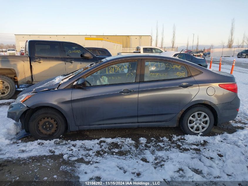 2013 Hyundai Accent Gls/Gs VIN: KMHCT4AE5DU301198 Lot: 12156292