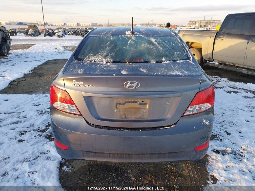 2013 Hyundai Accent Gls/Gs VIN: KMHCT4AE5DU301198 Lot: 12156292