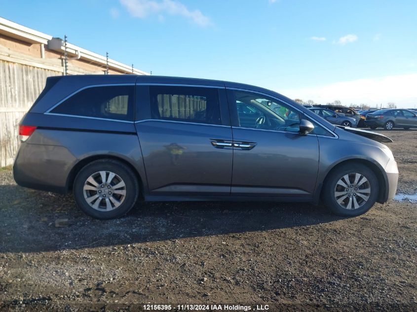 2015 Honda Odyssey Exl VIN: 5FNRL5H66FB502767 Lot: 12156395