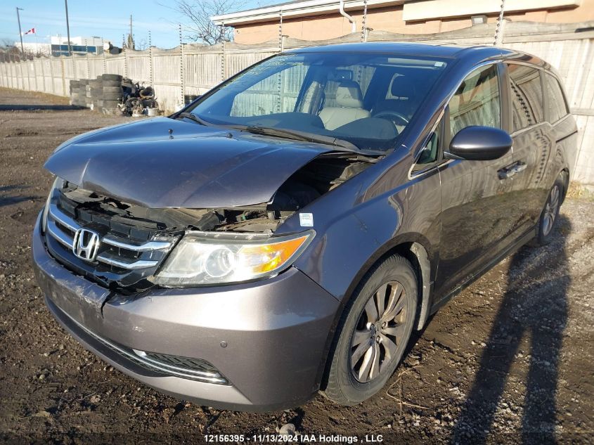 2015 Honda Odyssey Exl VIN: 5FNRL5H66FB502767 Lot: 12156395