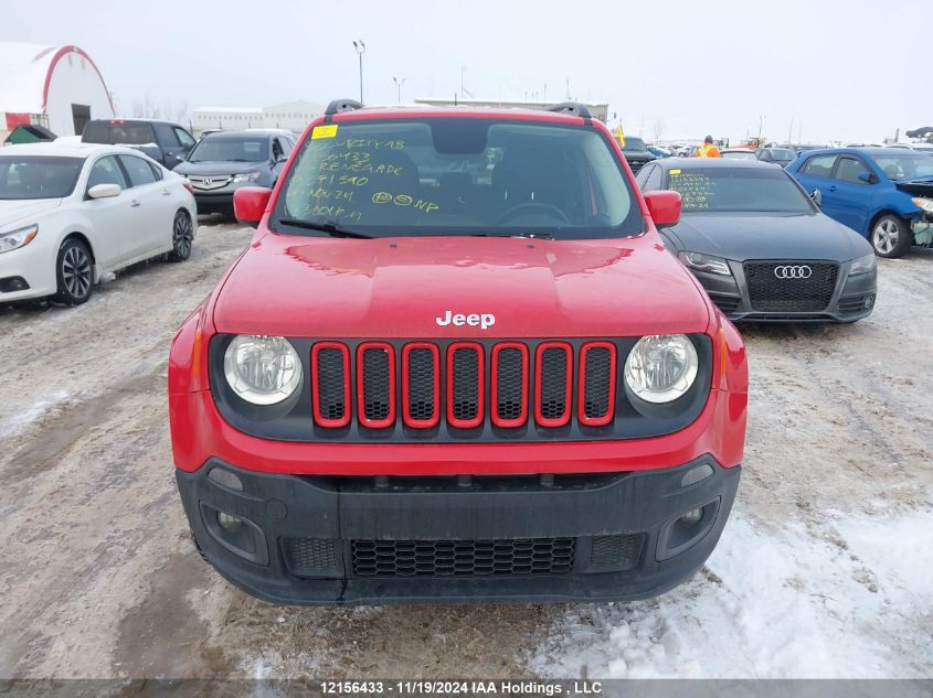 2016 Jeep Renegade Latitude VIN: ZACCJBBT5GPC71590 Lot: 12156433