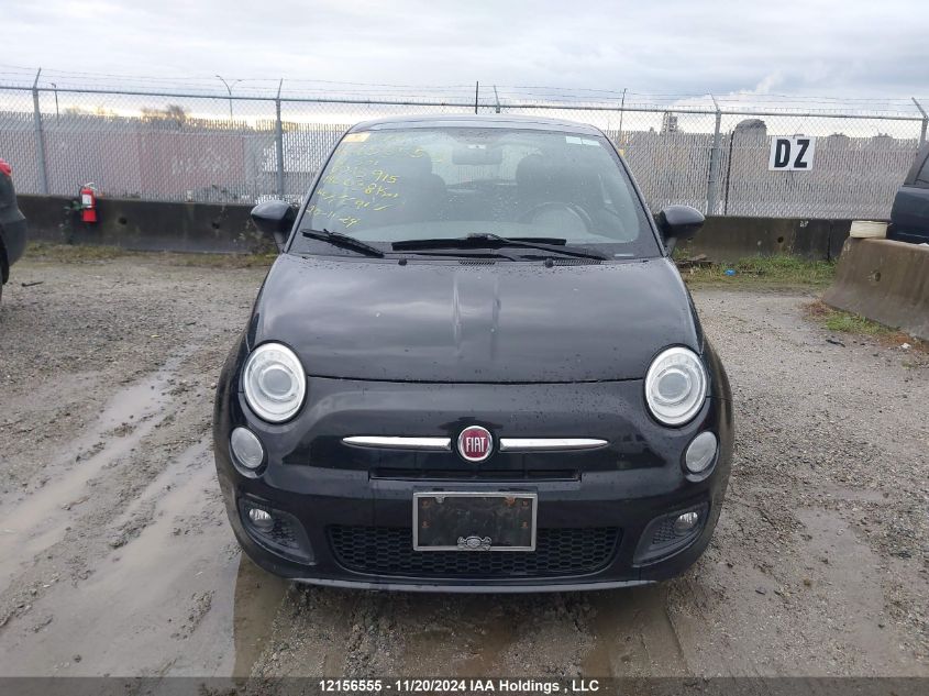 2012 Fiat 500 Sport VIN: 3C3CFFBRXCT323915 Lot: 12156555