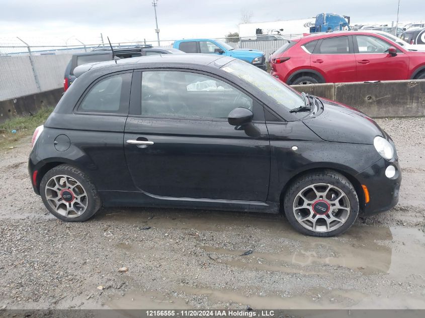 2012 Fiat 500 Sport VIN: 3C3CFFBRXCT323915 Lot: 12156555