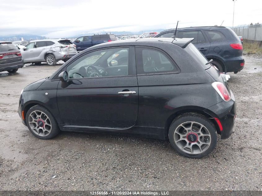 2012 Fiat 500 Sport VIN: 3C3CFFBRXCT323915 Lot: 12156555