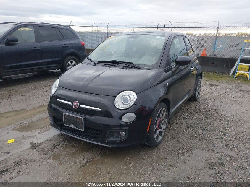 2012 Fiat 500 Sport VIN: 3C3CFFBRXCT323915 Lot: 12156555