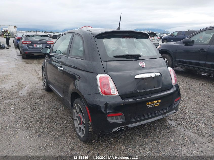 2012 Fiat 500 Sport VIN: 3C3CFFBRXCT323915 Lot: 12156555