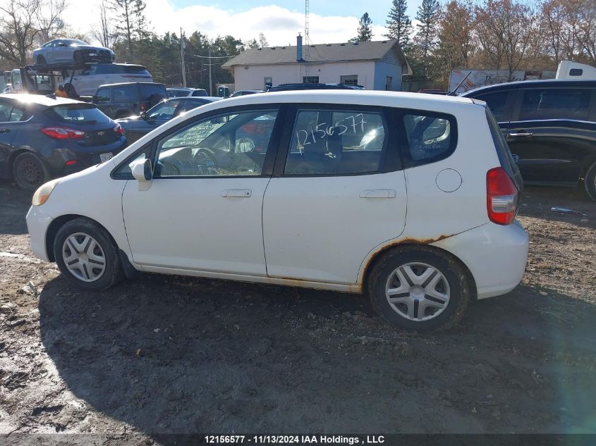 2008 Honda Fit VIN: JHMGD38458S805230 Lot: 12156577