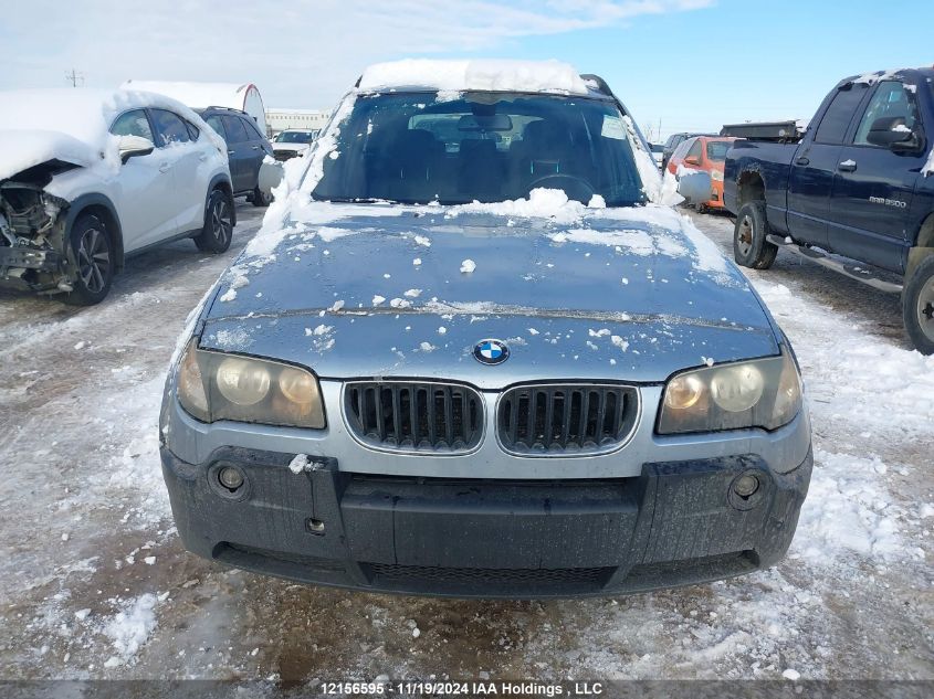 2005 BMW X3 2.5I VIN: WBXPA73405WC48696 Lot: 12156595