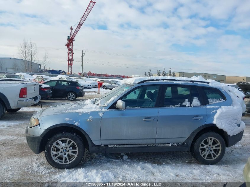 2005 BMW X3 2.5I VIN: WBXPA73405WC48696 Lot: 12156595