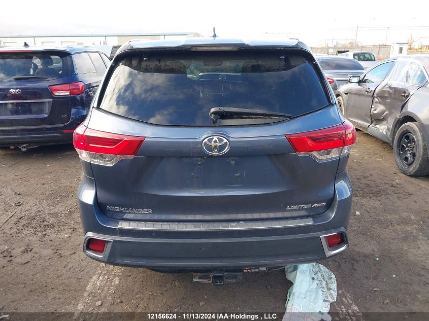 2018 Toyota Highlander Limited VIN: 5TDDZRFHXJS803583 Lot: 12156624