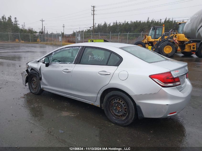 2014 Honda Civic Lx VIN: 2HGFB2F48EH028806 Lot: 12156634