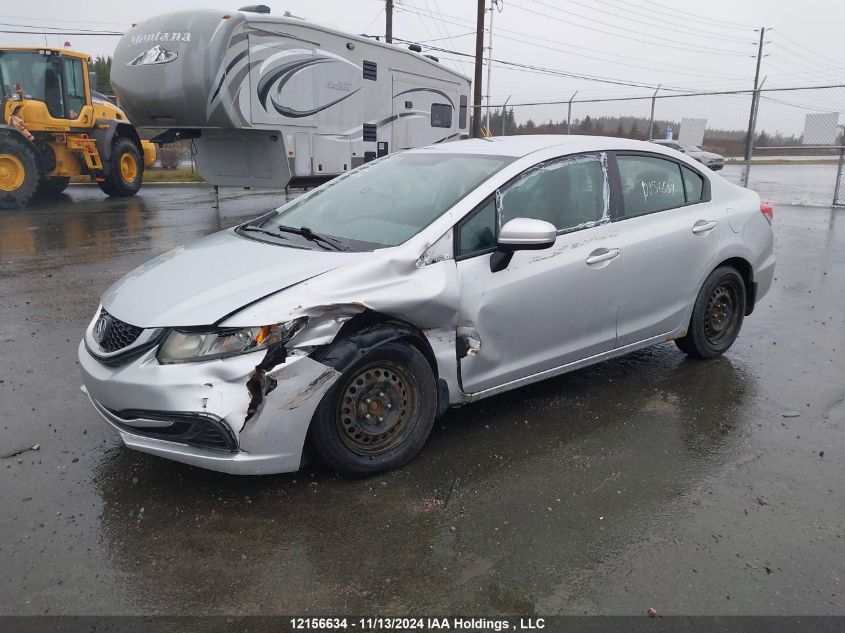 2014 Honda Civic Lx VIN: 2HGFB2F48EH028806 Lot: 12156634