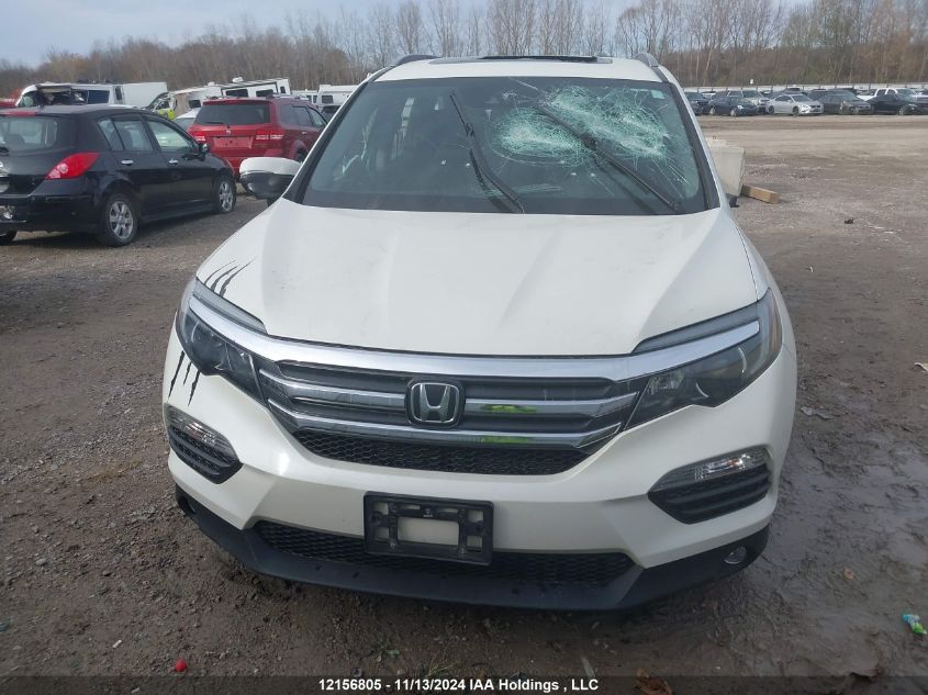 2017 Honda Pilot Ex VIN: 5FNYF6H36HB502253 Lot: 12156805