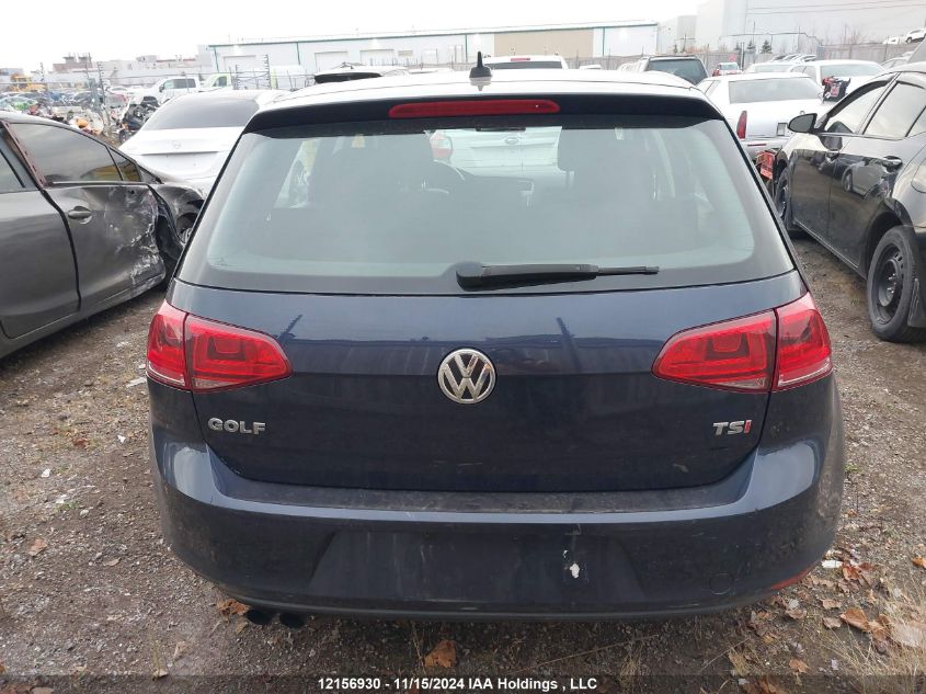 2016 Volkswagen Golf VIN: 3VW217AU2GM068496 Lot: 12156930