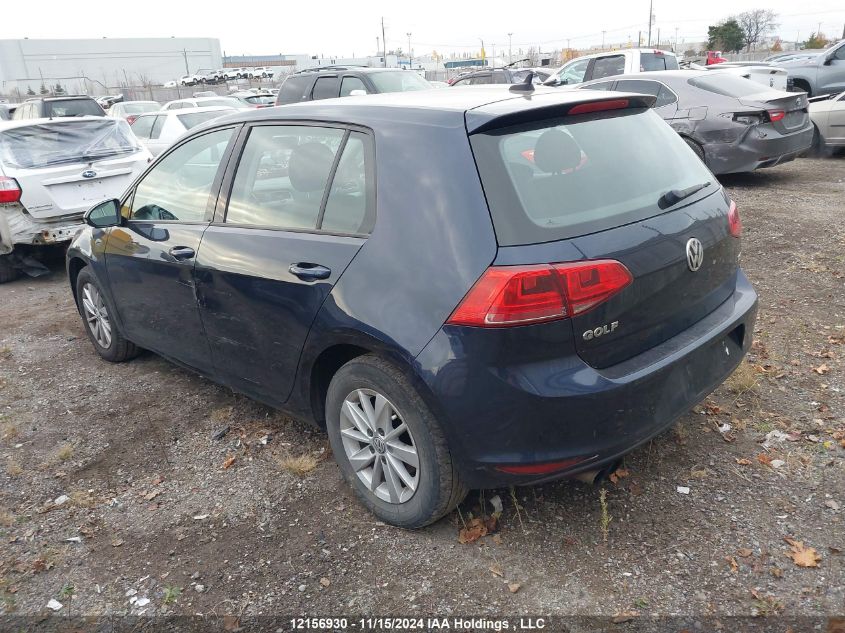 2016 Volkswagen Golf VIN: 3VW217AU2GM068496 Lot: 12156930