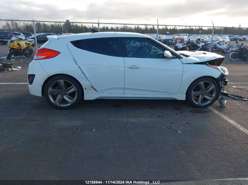 2013 Hyundai Veloster Turbo VIN: KMHTC6AE9DU115482 Lot: 12156944