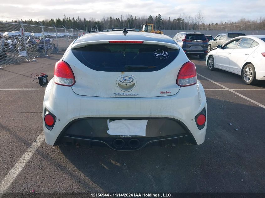 2013 Hyundai Veloster Turbo VIN: KMHTC6AE9DU115482 Lot: 12156944