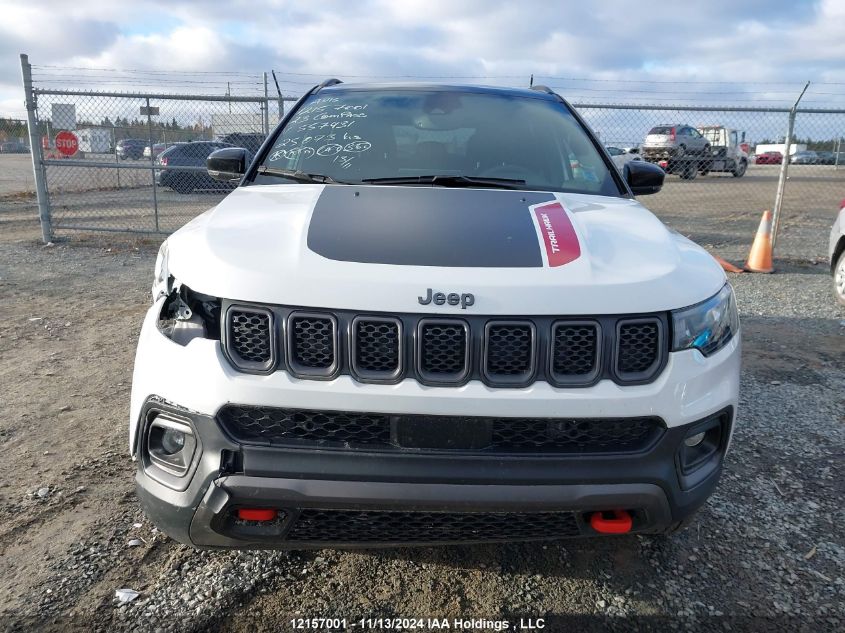 2023 Jeep Compass Trailhawk VIN: 3C4NJDDN8PT557431 Lot: 12157001