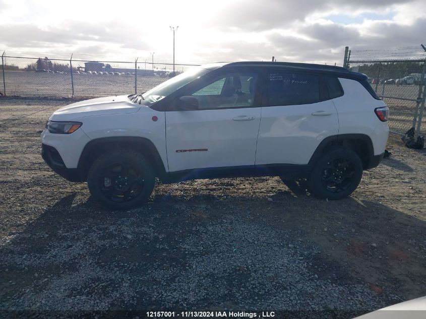 2023 Jeep Compass Trailhawk VIN: 3C4NJDDN8PT557431 Lot: 12157001