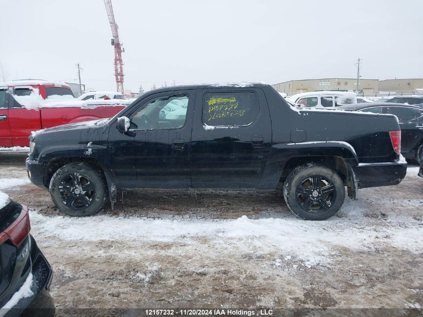 2011 Honda Ridgeline Rtl VIN: 5FPYK1F54BB501250 Lot: 12157232