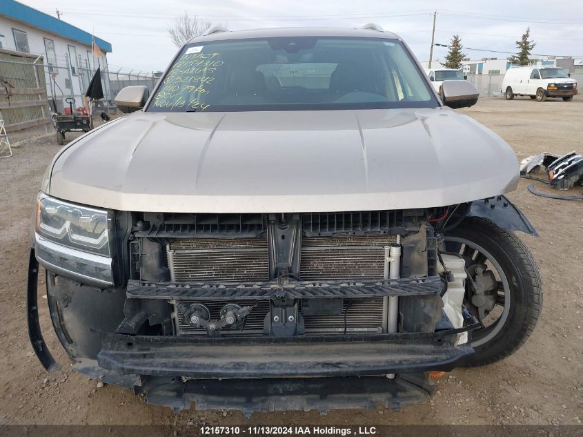 2018 Volkswagen Atlas Sel Premium VIN: 1V2NR2CA7JC521842 Lot: 12157310