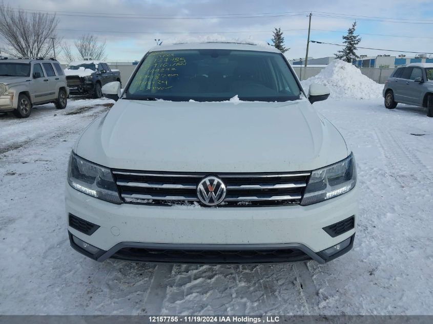 2018 Volkswagen Tiguan VIN: 3VV2B7AX0JM199297 Lot: 12157755